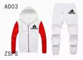 adidas ensemble Trainingsanzug mann coton sport jogging adm352